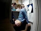 COVID-19. Cheating couple in office